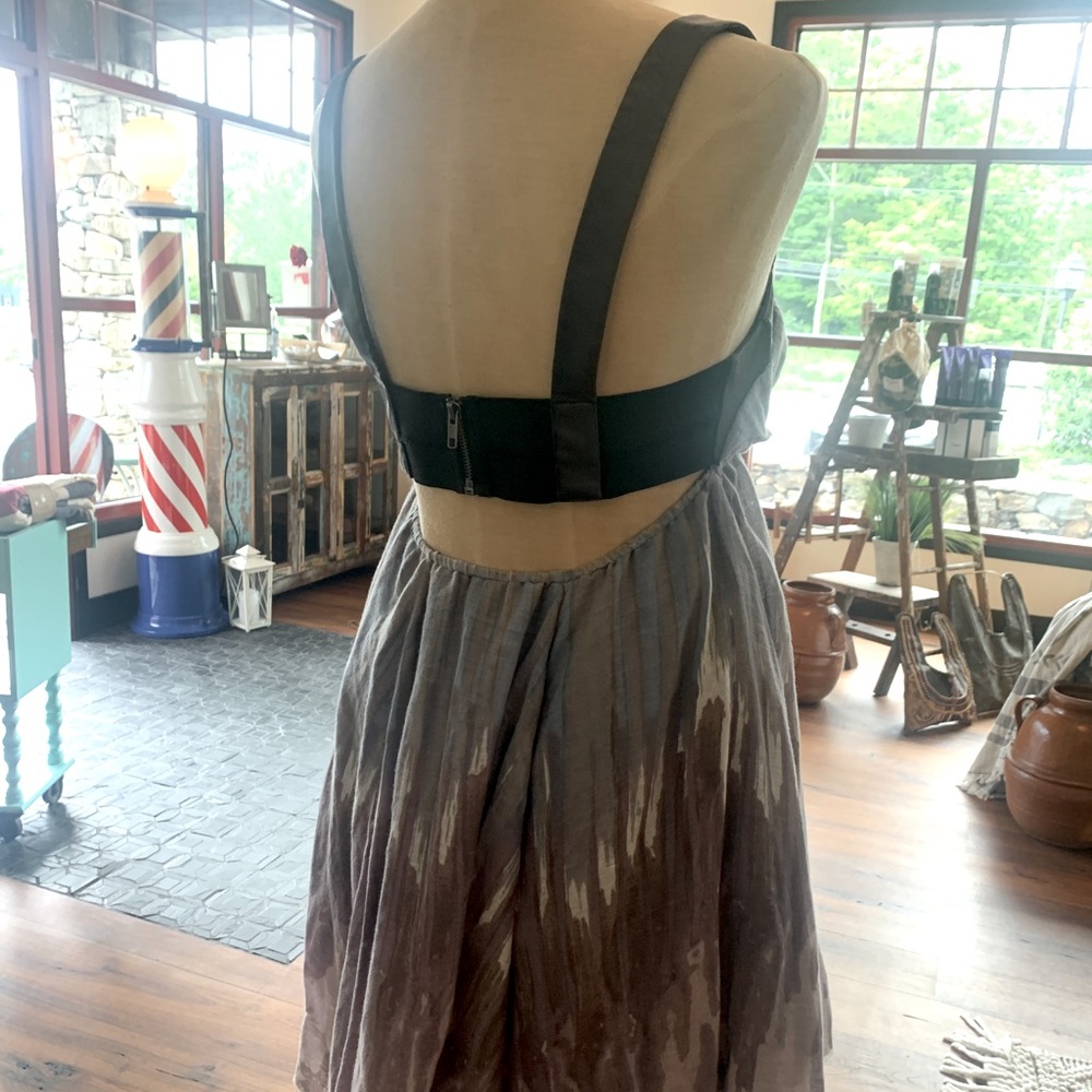 LeRock tie dye open back dress